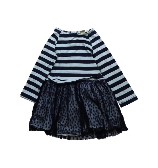 A Navy Long Sleeve Dresses from Anthem of the Ants in size 3T for girl. (Front View)