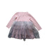 A Pink Long Sleeve Dresses from Chicco in size 12-18M for girl. (Back View)