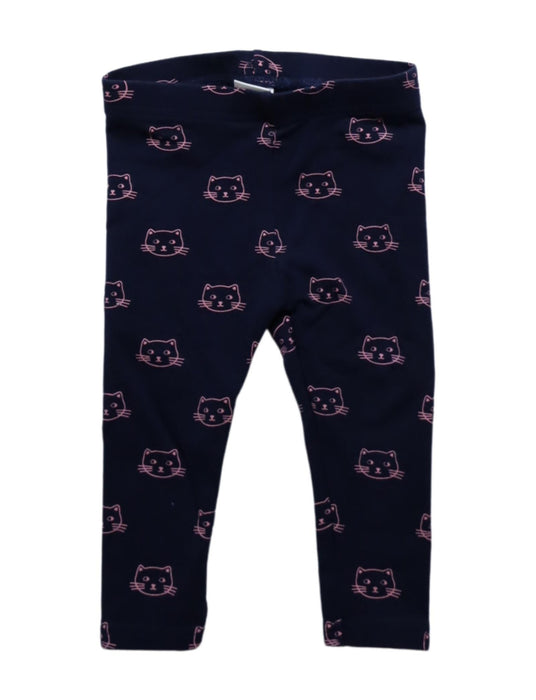 A Navy Leggings from Seed in size 6-12M for girl. (Front View)