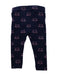 A Navy Leggings from Seed in size 6-12M for girl. (Back View)