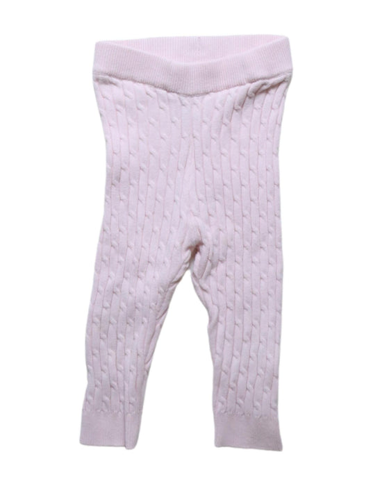 A Pink Casual Pants from Seed in size 6-12M for girl. (Front View)