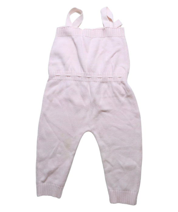 A Pink Sleeveless Jumpsuits from Seed in size 6-12M for girl. (Back View)