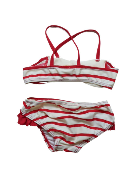 A Red Bikinis from Chicco in size 6-12M for girl. (Back View)