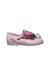 A Pink Flats from Mini Melissa in size 4T for girl. (Front View)