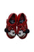 A Red Flats from Mini Melissa in size 12-18M for girl. (Back View)