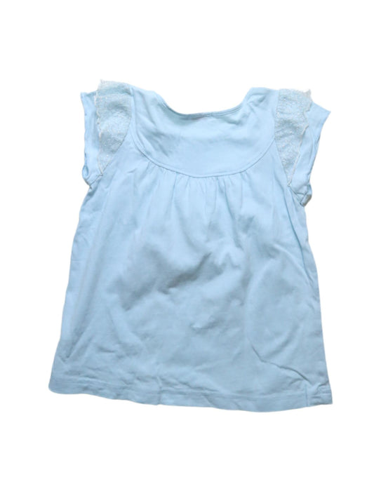 A Blue Short Sleeve Tops from ELLE in size 4T for girl. (Back View)