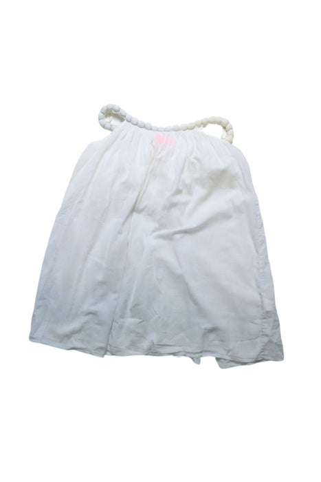 A White Sleeveless Dresses from Sunuva in size 5T for girl. (Front View)