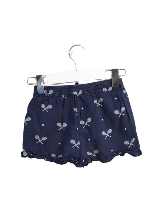 A Blue Shorts from Nice Things in size 2T for girl. (Back View)