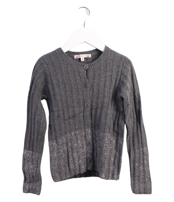 A Grey Cardigans from Bonpoint in size 6T for neutral. (Front View)