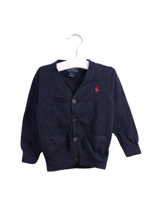 A Blue Cardigans from Polo Ralph Lauren in size 2T for boy. (Front View)