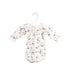 A White Bodysuits from Petit Bateau in size 0-3M for boy. (Front View)