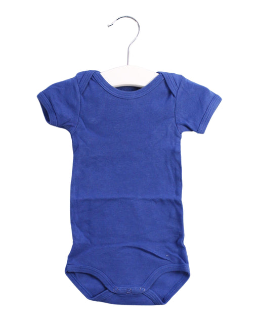 A Purple Bodysuits from Petit Bateau in size 0-3M for neutral. (Front View)