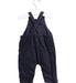 A Blue Long Overalls from Bout'Chou in size 0-3M for boy. (Back View)