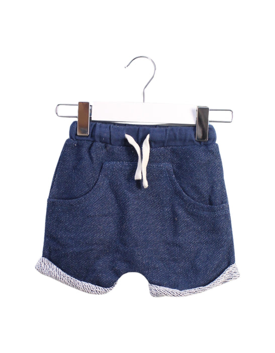 A Blue Shorts from Bout'Chou in size 6-12M for neutral. (Front View)