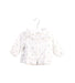 A White Long Sleeve Tops from Cyrillus in size 0-3M for girl. (Front View)