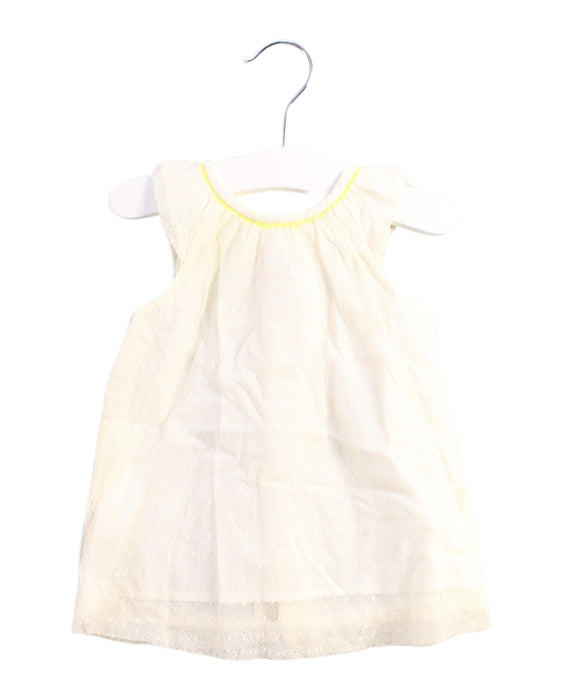 A White Short Sleeve Dresses from Bonpoint in size 0-3M for girl. (Front View)