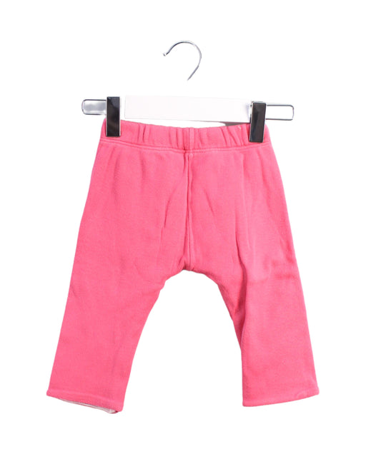 A Pink Leggings from Petit Bateau in size 3-6M for girl. (Front View)