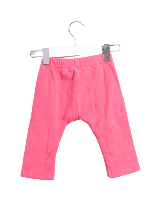 A Pink Leggings from Petit Bateau in size 3-6M for girl. (Back View)