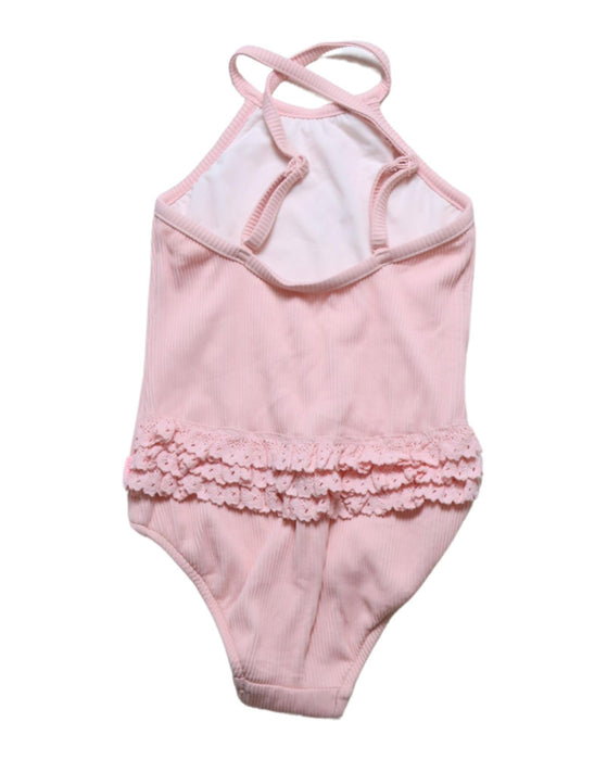 A Pink Swimsuits from Seafolly in size 4T for girl. (Back View)