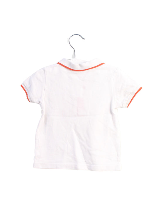 A White Short Sleeve Polos from Jacadi in size 2T for boy. (Back View)