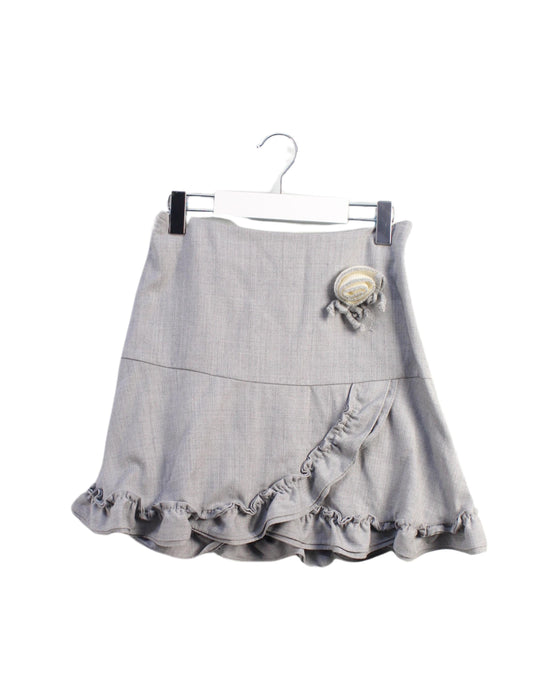 A Grey Short Skirts from I Pinco Pallino in size 12Y for girl. (Front View)