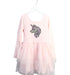 A Pink Long Sleeve Dresses from Seed in size 10Y for girl. (Front View)