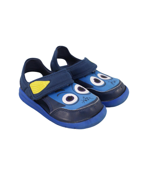 A Blue Sandals from Adidas in size 3T for boy. (Front View)