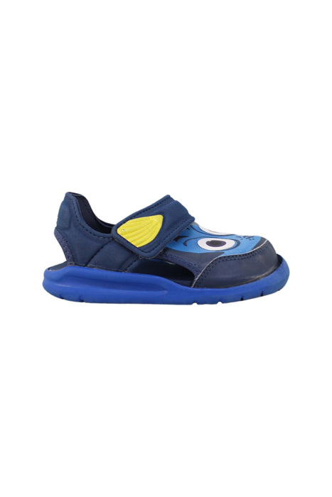 A Blue Sandals from Adidas in size 3T for boy. (Back View)