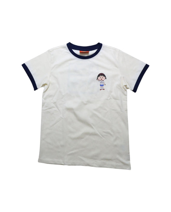 A White Short Sleeve T Shirts from Catalog in size 10Y for girl. (Front View)