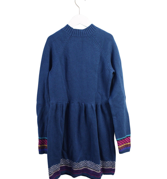 A Blue Sweater Dresses from Juicy Couture in size 12Y for girl. (Back View)