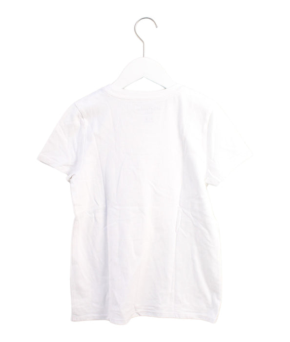 A White Short Sleeve T Shirts from Abercrombie & Fitch in size 10Y for boy. (Back View)