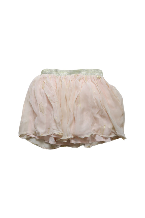 A Pink Short Skirts from Seed in size 6T for girl. (Front View)