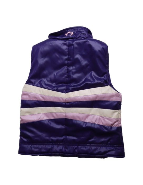 A Purple Outerwear Vests from Appaman in size 2T for girl. (Back View)