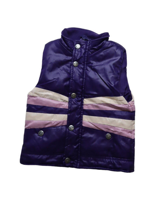 A Purple Outerwear Vests from Appaman in size 2T for girl. (Front View)