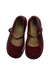 A Red Flats from Nanos in size 3T for girl. (Back View)