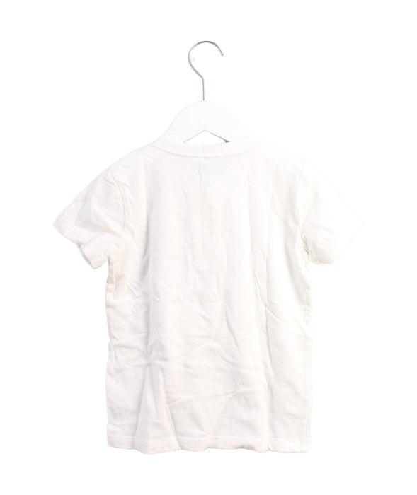 A White Short Sleeve Tops from Crewcuts in size 4T for neutral. (Back View)