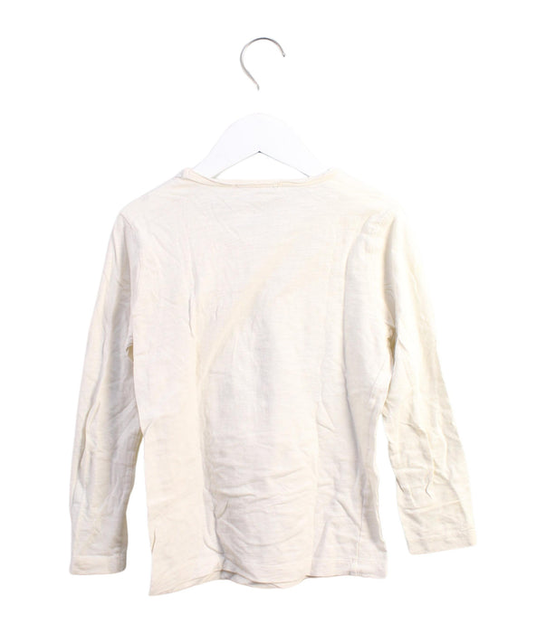 A White Long Sleeve Tops from Bonpoint in size 6T for boy. (Back View)