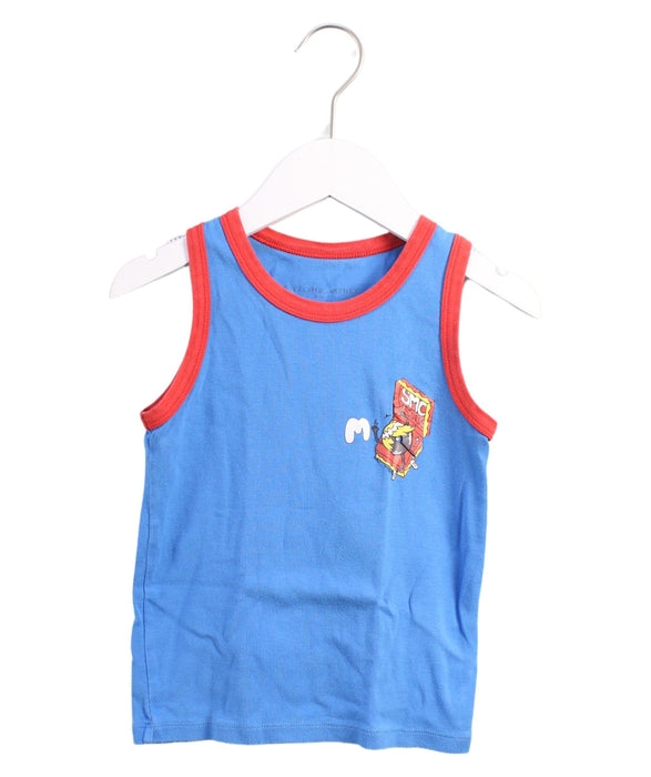 A Blue Sleeveless Tops from Stella McCartney in size 6T for boy. (Front View)