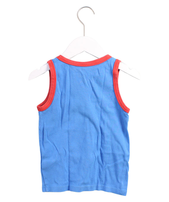 A Blue Sleeveless Tops from Stella McCartney in size 6T for boy. (Back View)