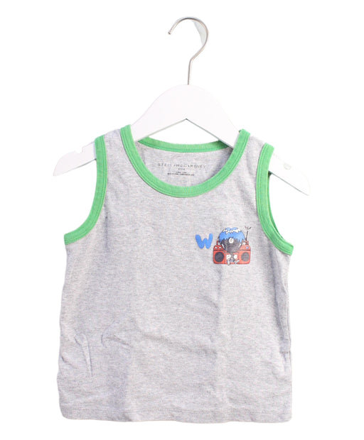 A Grey Sleeveless Tops from Stella McCartney in size 6T for boy. (Front View)