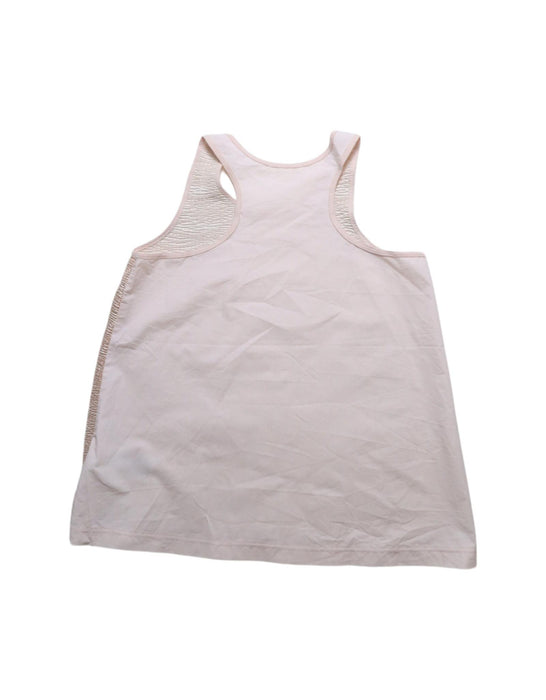 A Pink Sleeveless Tops from Crewcuts in size 8Y for girl. (Back View)