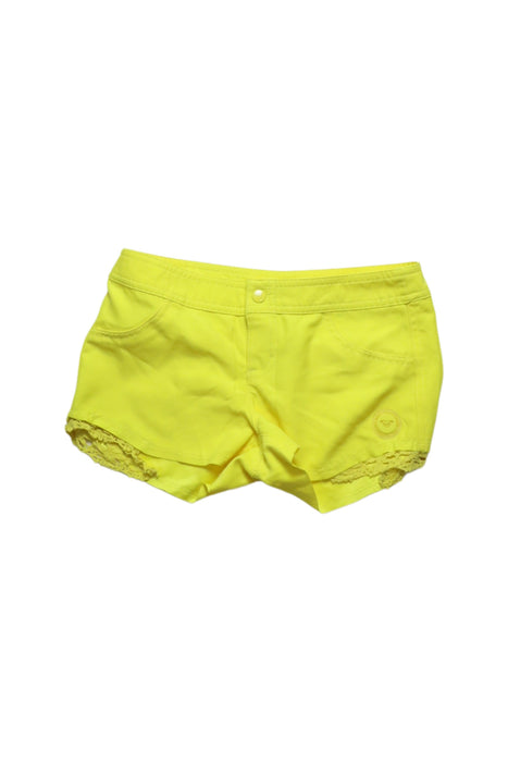 A Yellow Swim Shorts from Roxy in size 10Y for girl. (Front View)