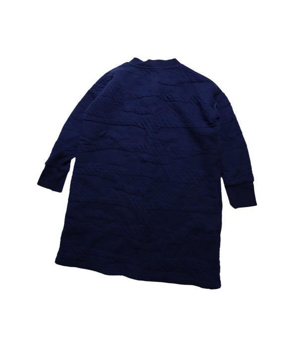 A Navy Sweater Dresses from Bobo Choses in size 8Y for girl. (Back View)