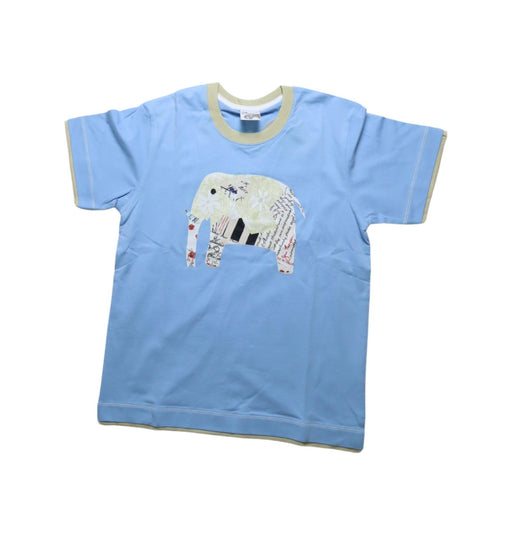 A Blue Short Sleeve T Shirts from Jim Thompson in size 10Y for boy. (Front View)