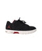 A Black Sneakers from Air Jordan in size 6T for boy. (Back View)