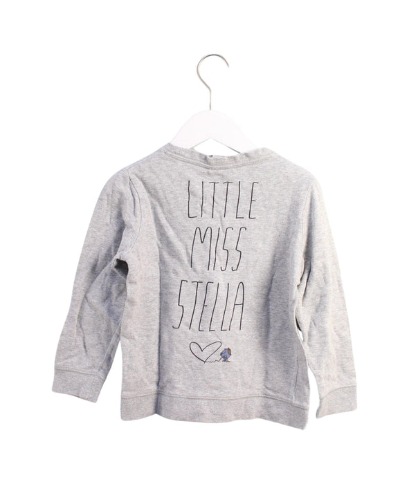 A Grey Sweatshirts from Stella McCartney in size 6T for boy. (Back View)