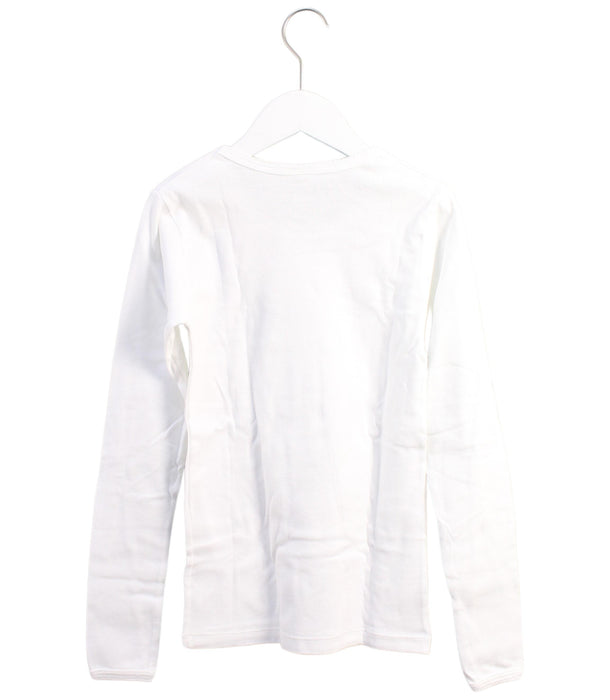 A White Long Sleeve T Shirts from Petit Bateau in size 14Y for girl. (Back View)