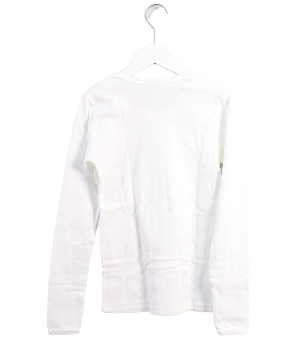 A White Long Sleeve T Shirts from Petit Bateau in size 14Y for girl. (Back View)