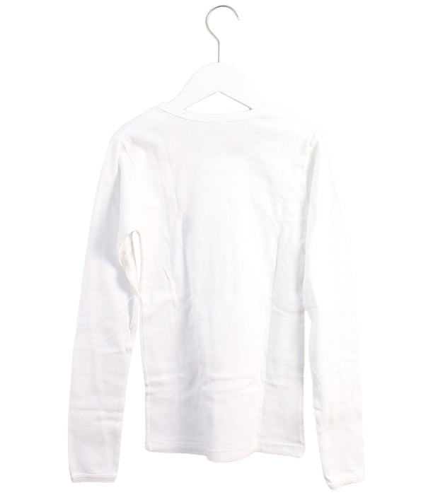 A White Long Sleeve T Shirts from Petit Bateau in size 14Y for girl. (Back View)