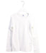 A White Long Sleeve T Shirts from Petit Bateau in size 12Y for girl. (Front View)